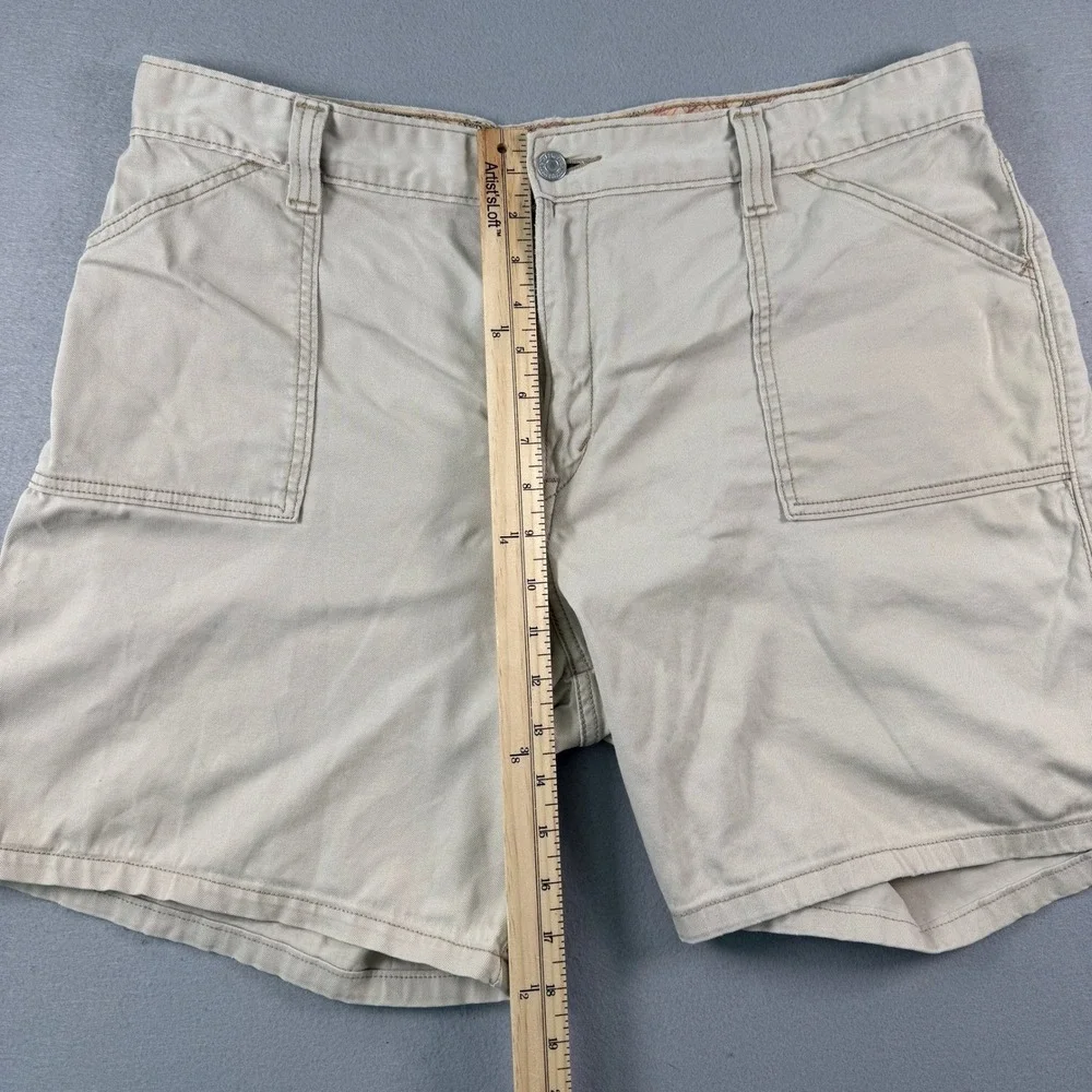 Levi's 550 Chino Shorts Mens 18 Khaki Beige‎ Relaxed Fit Twill Cotton Stretch